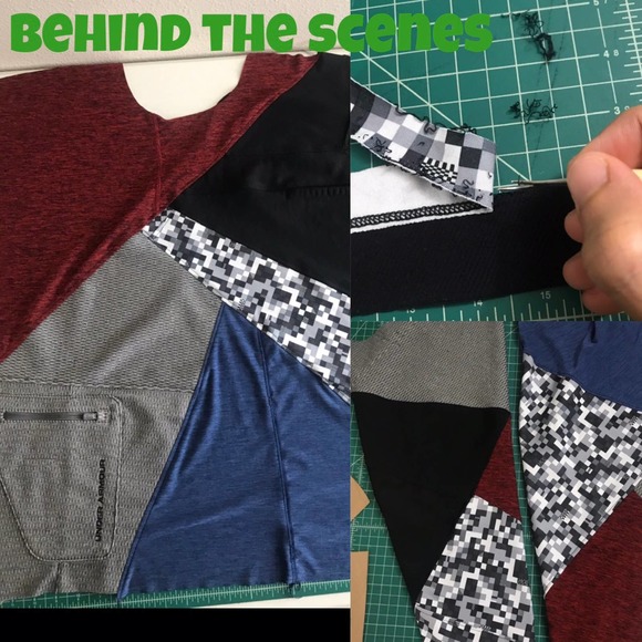 1/1 Stretchy Athletic Hoodie. Super soft. Digital Camo, custom clothing hoodie - Picture 10 of 10